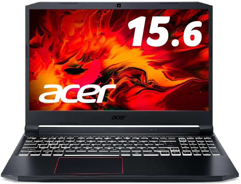 Acerゲーミングノートパソコン Nitro5 AN515-55-A58U5A Corei5-10300H 8GB SSD256GB GeForceGTX1650 15.6型 Windows 10 Home